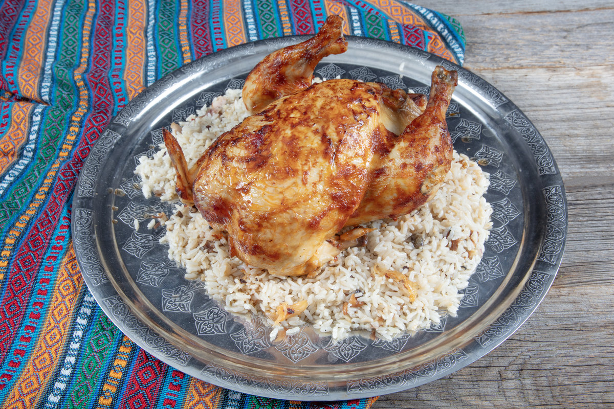 Fırında Tavuk ve Pilav